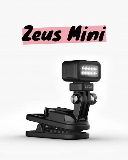 For the next 48h, save 25% on Zeus Mini with "ZEUS25" at checkout. 🔦 Magnetic, mountable, wearable. Wherever needed, Zeus Mini will light it up. 💡 Available globally 👉 https://gopro.com/en/us/shop/mounts-accessories/zeus-mini/ALTSK-002.html | GoPro