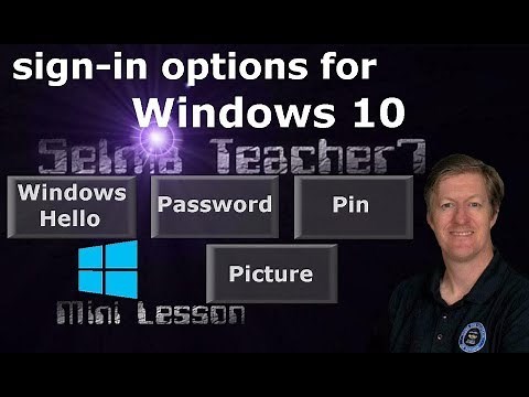 Sign-in Options for Windows 10- How to turn off the password requirement.