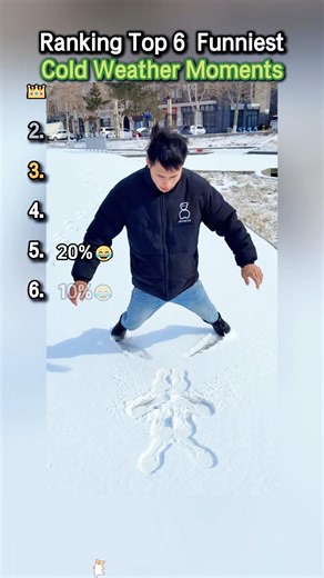 Ranking Top 6 Funniest Cold Weather Moments#funny#fop##viral