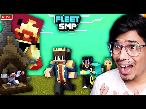 My Friend Died | Dark Day In Fleet SMP 😱 Minecraft Live