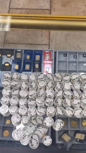 3.2K views · 703 reactions | $12K in silver. Buffalo rounds stacked deep. #gold #silver #finance | Lone Star Coins | Facebook