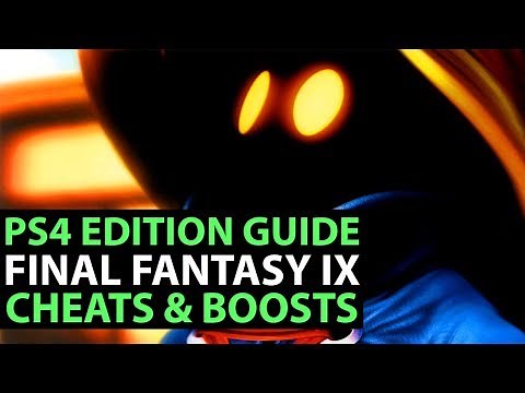 Final Fantasy IX PS4 Gameplay - CHEATS GUIDE - HOW TO ACCESS IN-GAME CHEATS & BOOSTERS!