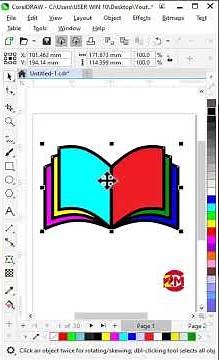 CorelDRAW Tutorial Draw a Open Book