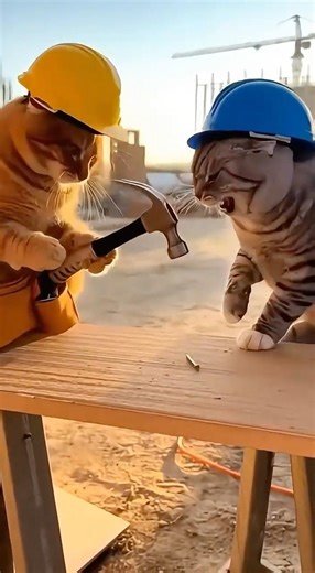 When Your Coworker Pushes Your Buttons! (Cat Edition) 😼🚧🥊