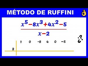 RUFFINI'S RULE - DIVISION OF POLYNOMIALS |