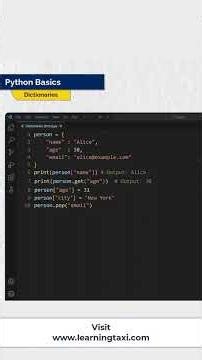 Python Data Structure (Dictionaries)