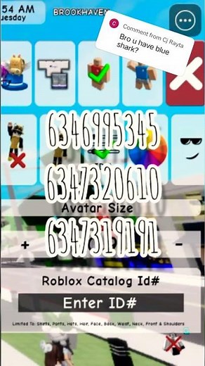 Blue shark outfit code for brookhaven 🌊🦈 (requested) #roblox #shorts