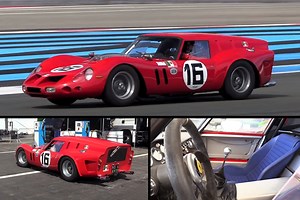 Here's the $30M Ferrari 250 G "Breadvan" Driven Hard at Circuit Paul Ricard