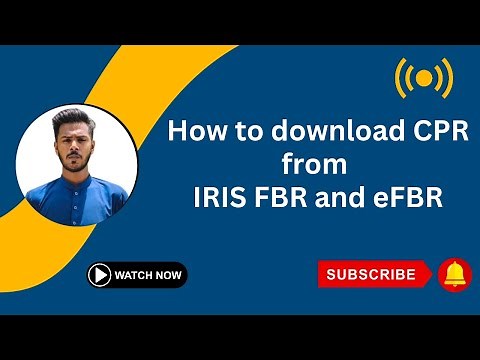 How to download Computerised Payment Receipt from IRIS FBR and efbr