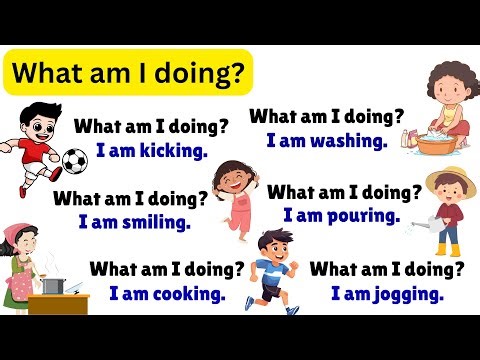 What Am I Doing? | English Speaking Practice for Beginners | English Q&A #learnenglish #kidslearning