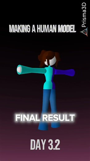 3D human model #3dmodeling #3danimation