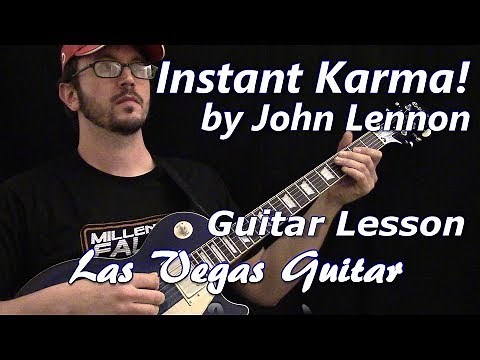 Instant Karma! by John Lennon Guitar Lesson