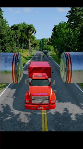 car vs Bollard Crush#youtube#shortsfeed