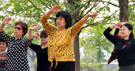 China's government is pursuing an intervention ... for dancing grandmas