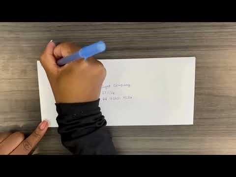 How to Address an Envelope - French Translation