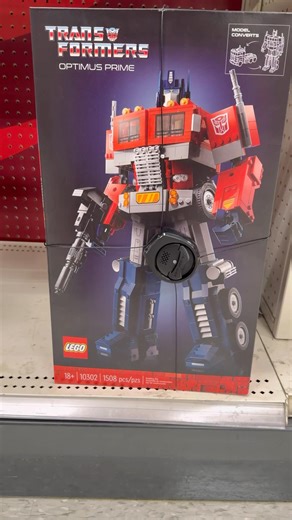 LEGO Icons Optimus Prime Transformers Robot Model Set 10302 #transformers #optimusprime #legos