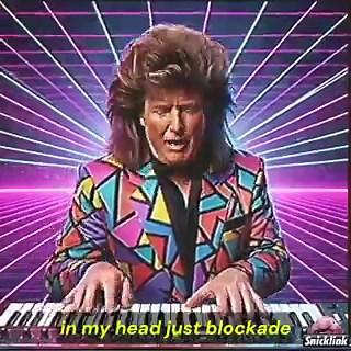 And today’s popular music: “blockade” by Trump.