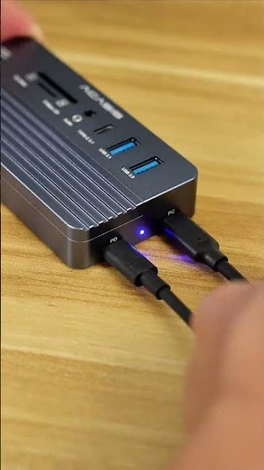 ACASIS 10-in-1 USB-C Hub + SSD Enclosure | Fast Data Transfer & All-in-One Desk Upgrade