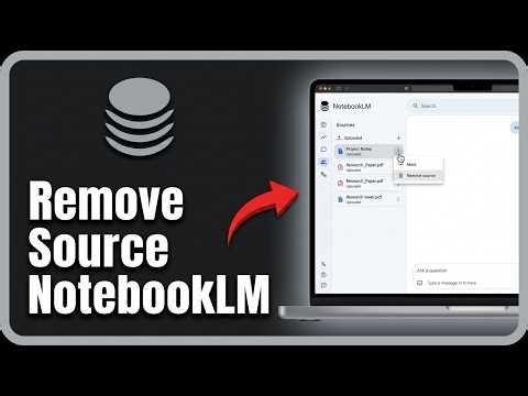 How to Remove or Delete a Source in NotebookLM: Step by Step Guide
