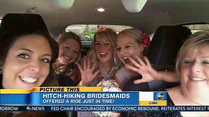 Good Samaritan Gives Stranded Bridesmaids a Lift