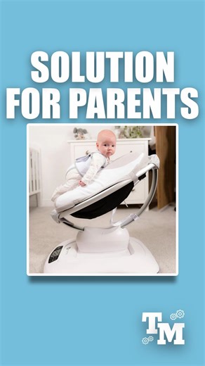 Tech Moments on Instagram: "Solution For Tired Parents The babocush helps prevent colic by holding your baby securely just like you do and has the extra comfort of a gentle vibration and heartbeat sound. Credits: @ babocush / IG #tech #technology #engineering #innovative #reels"