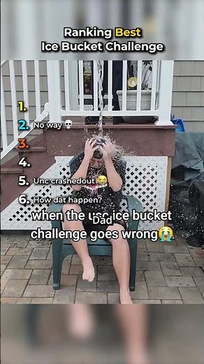 Ranking Best Ice Bucket Challenge 😭