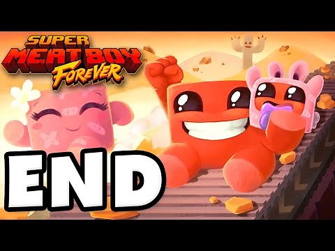 Super Meat Boy Forever - Gameplay Walkthrough Part 11 - 0xDEADBEEF! (Light World)