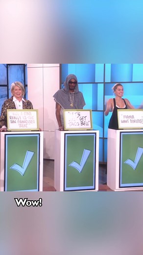 This game went exactly how I expected it to. #theellenshow #marthastewart #snoopdogg #mileycyrus #marthaandsnoop