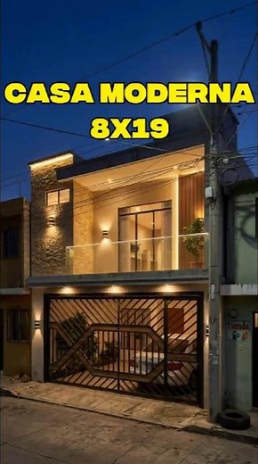 Proceso constructivo de una casa moderna de 10x20 m #ias #casa #home #arquitectura