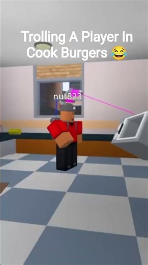 Trolling in Cook Burgers #roblox #shorts #trending