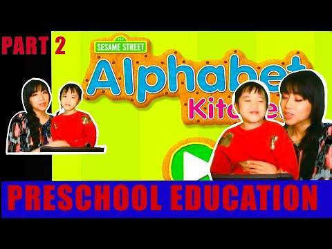 Sesame Street Alphabet Kitchen Part 2 | Learning about phonics with Ella and Mommy | Learning videos