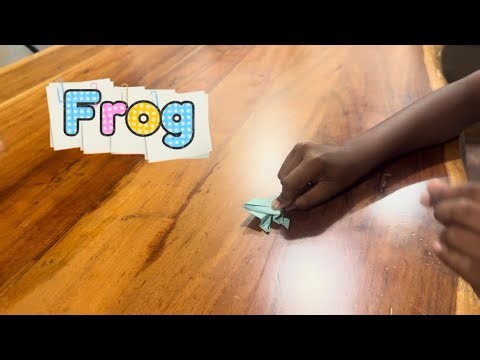 Simple Origami Frog
