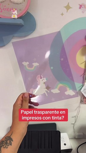 Papel Trasparente para Impresoras Inkjet