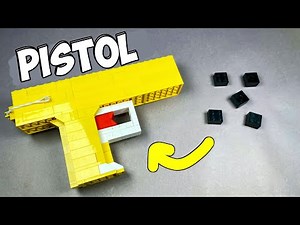 How to make a Lego Automatic Pistol / No Technic