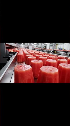 Inside the Modern Watermelon Processing Plant Juice & Cube Packing Full Process 2