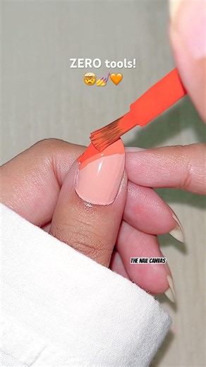 Beginner Nail Art at Home 💅 No Tools Needed #shorts
