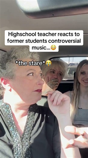 Highschool teacher reacts to former students CONTROVERSIAL music 😳 #emo #rockmusic #reaction #tx2
