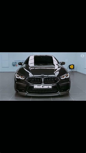 BMW M8 Competition Gran Coupe in matte black colour edit.