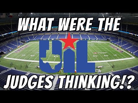 What Were the (UIL 6a State Marching Contest Prelims) Judges Thinking?!