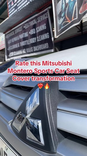 Feast your eyes on this amazing makeover of this Mitsubishi Montero Sports! 🚗✨ Our recent project showcases the impeccable craftsmanship at G-Spot Upholstery. From an ordinary interior to an extraordinary one, we take pride in delivering top-notch car seat cover transformations that blend style, comfort, and durability. Now, it's your turn to be the judge! Rate this stunning transformation and share your thoughts in the comments. If you're ready to enhance your own car's interior, don't hesitat