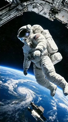 FIRST PERSON VIEW: Astronaut GoPro Footage On the Space#Space #Planets #Universe #shorts