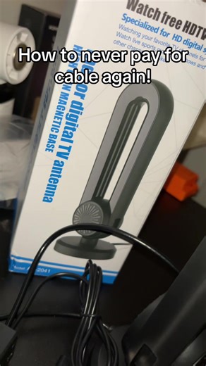 Never pay for cable again! #tvantenna #digitaltv #cablemanagement #tiktokshopstarterpicks