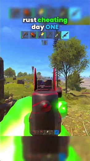 Using Rust Cheats Day One.. #rustgame #rustcheats #rust #rustclips #rustcheat #rust