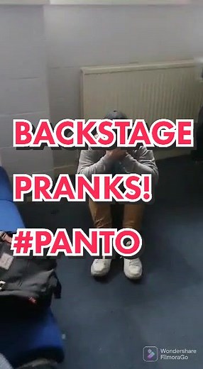 Hilarious Prank War with Nerf Guns & Air Horns at Pantomime