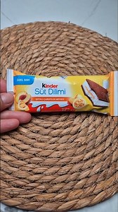 KİNDER SÜT DİLİMİ ÇARKIFELEKLİ VE ŞEFTALİLİ DENİYORUM #işbirliğimyoktur #shorts