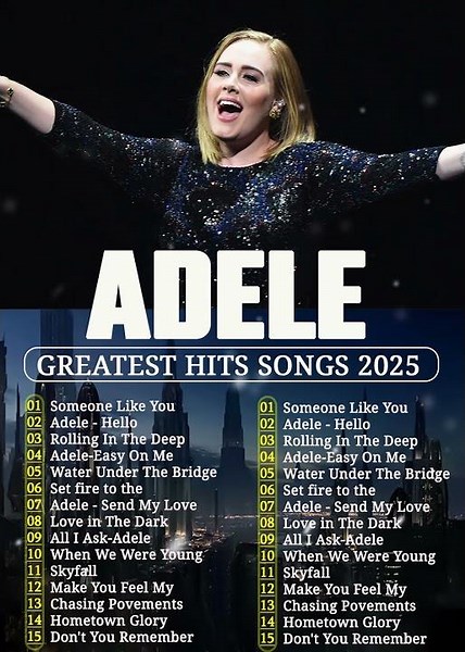 ADELE Full Album 2025 - Best Songs Collection 2025 - Greatest Hits Songs Playlist 2025