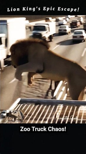 Lion King's Epic Escapes Zoo Chaos #animals #lion #nature #wildlife