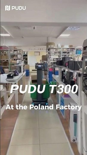 Watch This Robot Deliver Parts Across a Factory | T300 AMR Real Case #pudurobotics #amr #ai #robot