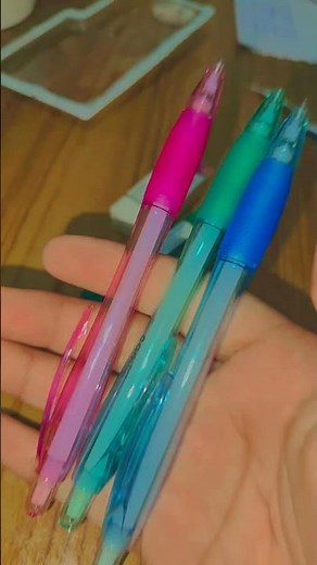 mechanical pencils .. set of 3 .... 0.5 , 0.9, 0.7 .. Camlin grip Max... with Camlin XL eraser