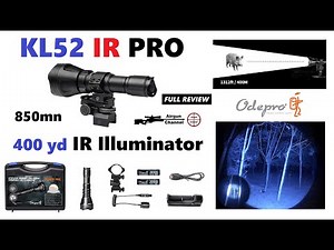 ODEPRO KL52-IR Pro 850nm Illuminator Flashlight for Night Vision Scope